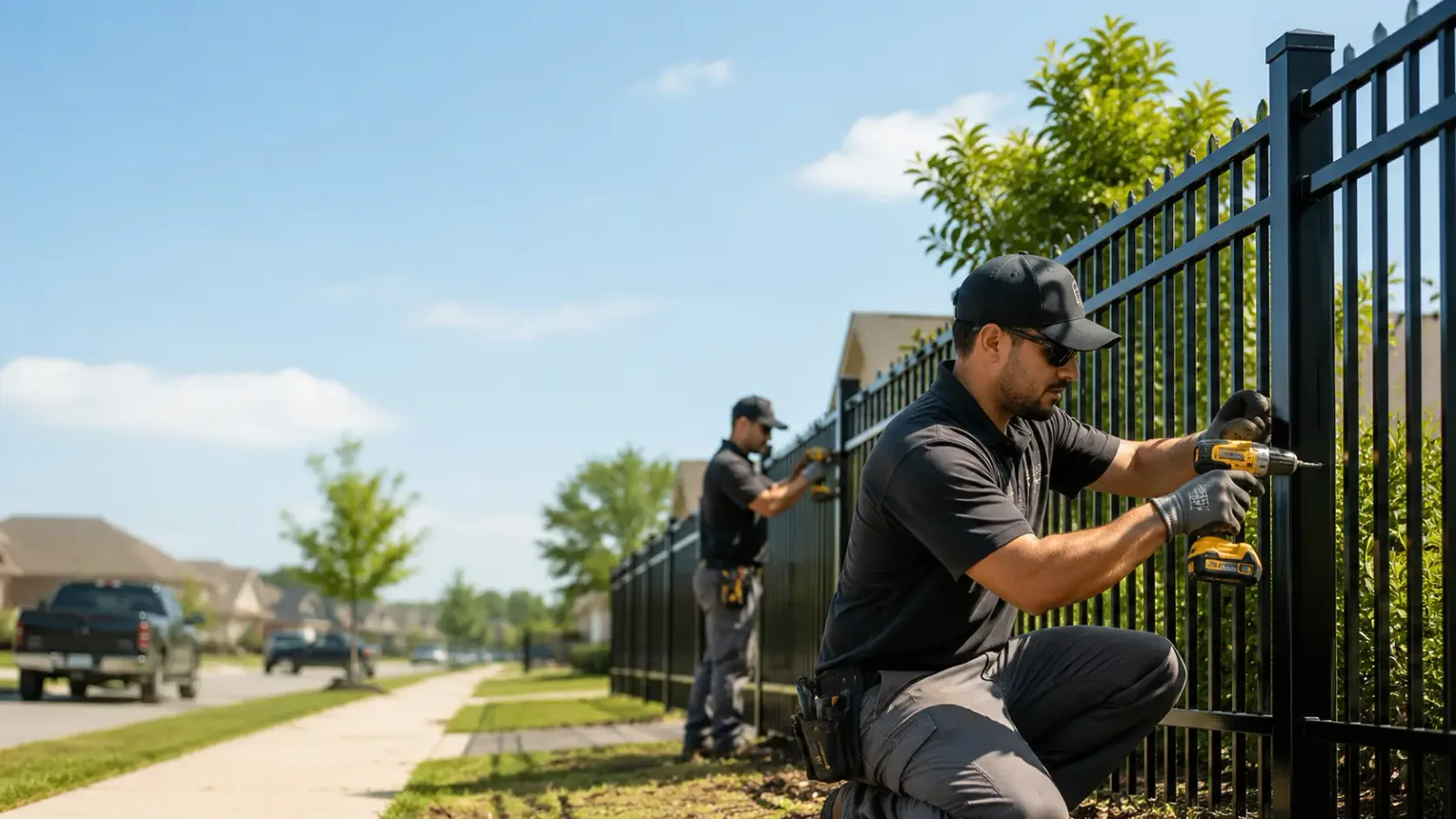Metal Fence Installation in Goldsboro, TX